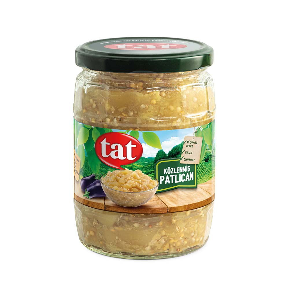 TAT GRILLED AUBERGINES (KOZLENMIS PATLICAN) GLASS 580 CC, PACK OF 12