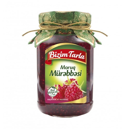 BIZIM TARLA RASPBERRY PRESERVE 400 GR 12 PCS