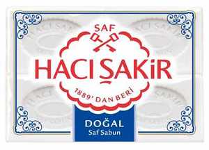 HACI SAKIR NATURAL SOAP 4 BARS 150 GR 15 PCS