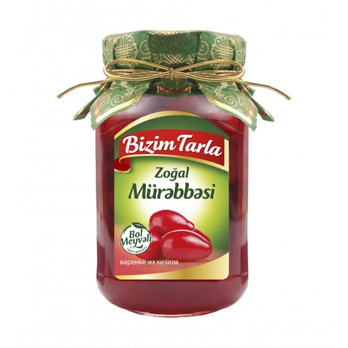 BIZIM TARLA CORNEL PRESERVE 400 GR 12 PCS