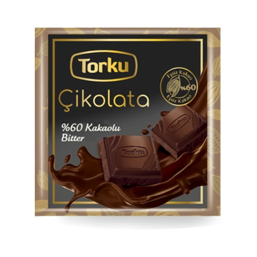 TORKU BITTER CHOCOLATE 65 GR 48 PCS