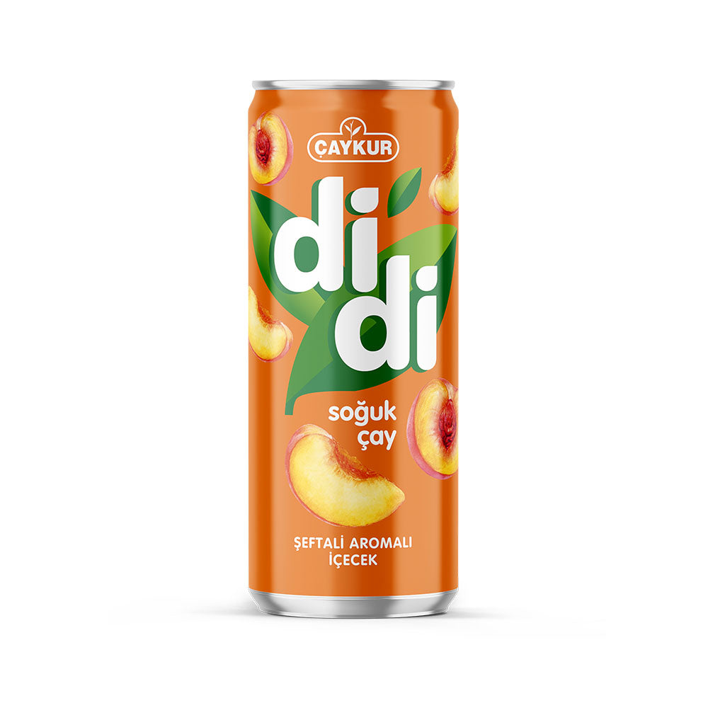 DIDI ICE TEA PEACH CAN 250ML 24 PCS