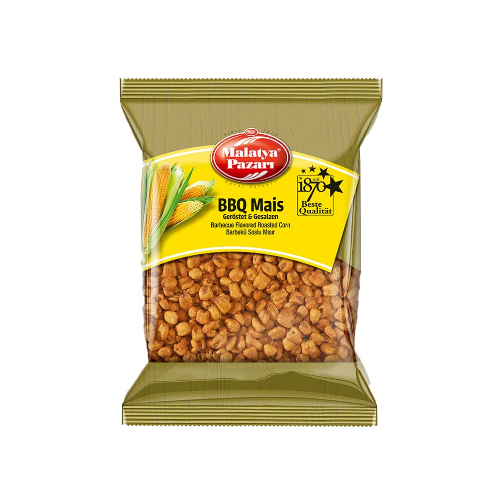 MALATYA PAZARI ROASTED BBQ SAUCED CORN (MISIR BARBEKU) 200 GR 11 PCS