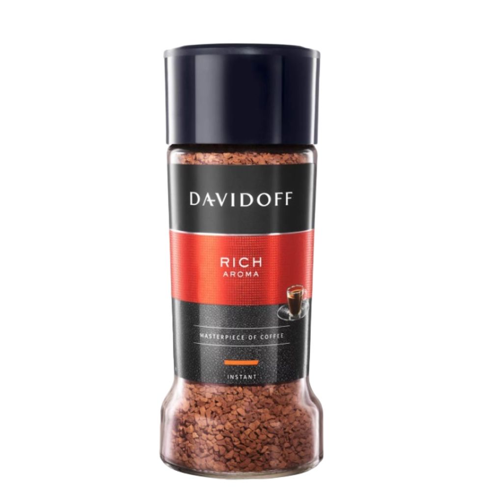 DAVIDOFF COFFEE RICH AROMA (3.5 OZ) 100GR, PACK OF 6