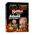 SOHBET VEGAN BULGUR SNACK HOT (ADANA ACILI CIG KOFTE) 340 GR 8 PCS