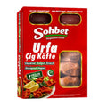 SOHBET VEGAN BULGUR SNACK MILD (URFA CIG KOFTE) 340 GR 8 PCS