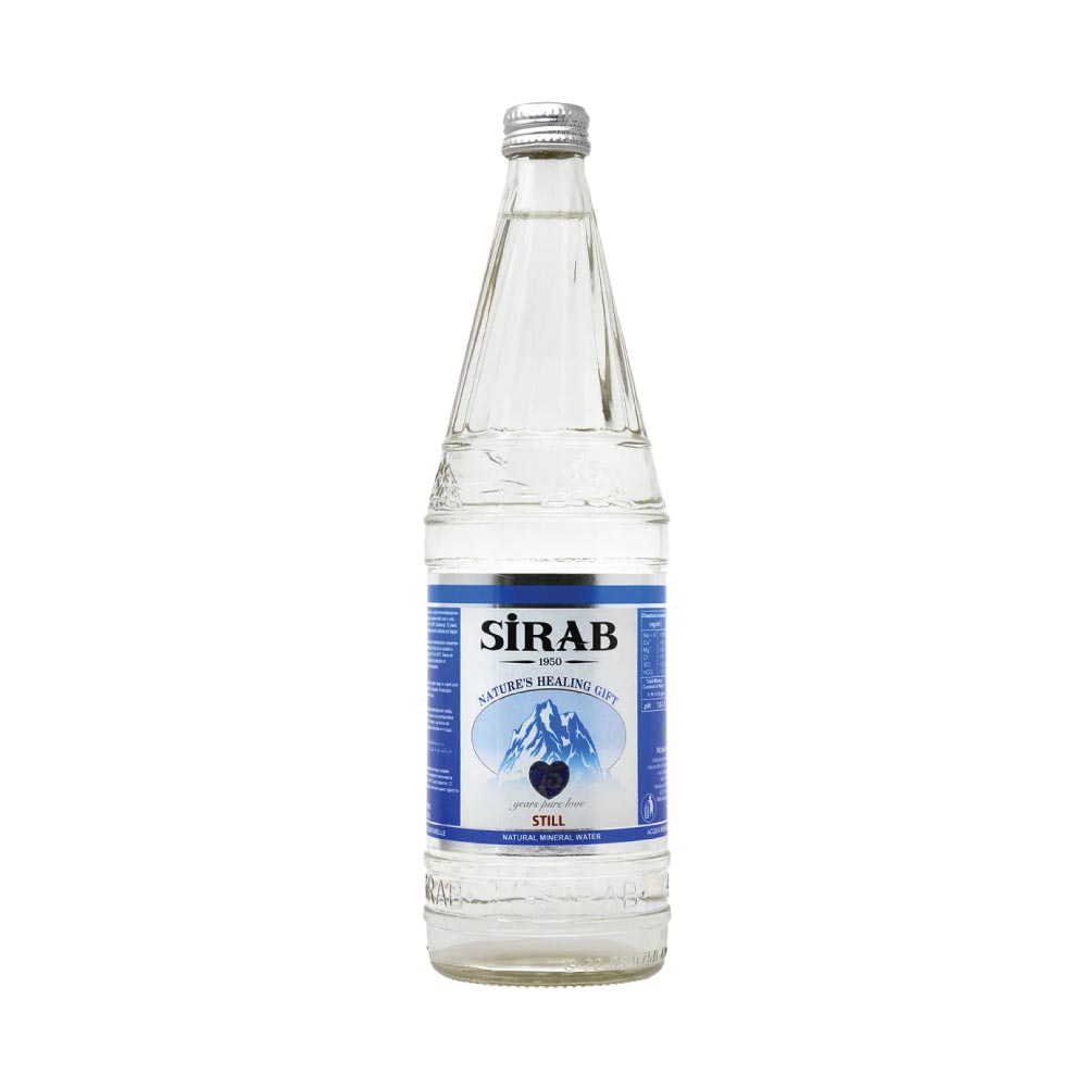 SIRAB STILL WATER GLASS 750 ML 12 PCS