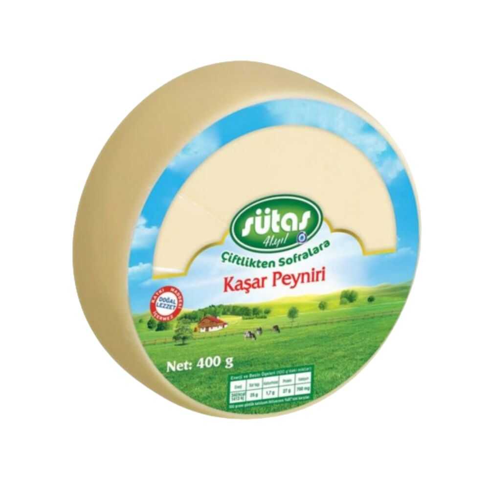 SUTAS PICNIC KASHKAVAL CHEESE 400 GR, PACK OF 18