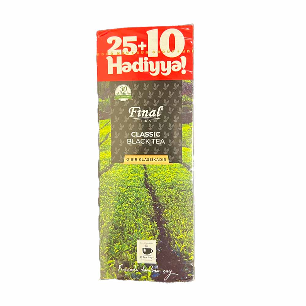 FINAL CLASSIC TEABAG 70 GR, PACK OF 24