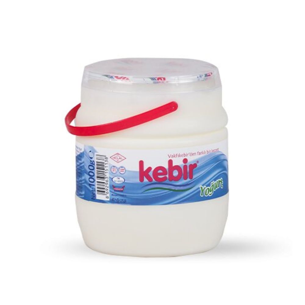 KEBIR VILLAGE STYLE YOGURT TUB 1KG, PACK OF 8