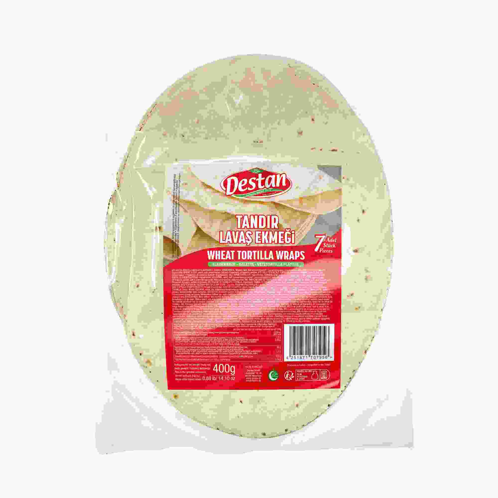 DESTAN TORTILLA (LAVASH) 400GR 16 PCS