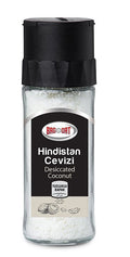 BAGDAT GROUND COCONUT (HINDISTAN CEVIZ) GRINDER GLASS 35 GR 6 PCS