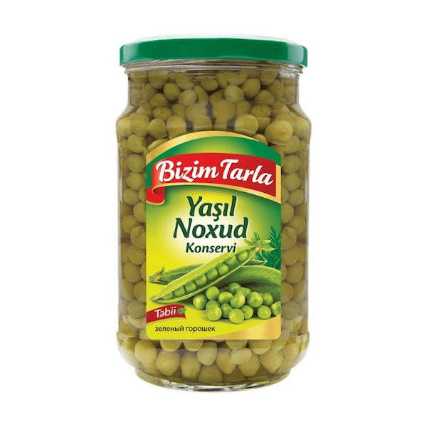 BIZIM TARLA GREEN CHICKPEA  (YESIL NOHUT) 660GR, PACK OF 12
