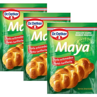 DR OETKER INSTANT DRY YEAST (KURU MAYA) 3 PCS 30GR 30 PCS