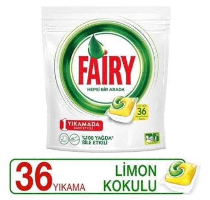 FAIRY ALL IN 1 DISHWASHER TABLETS 36 CAPSULES 5 PCS