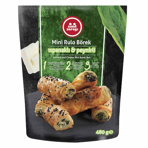 SIMIT SARAYI SPINACH & CHEESE MINI BOREK ROLL 480GR 20 PCS