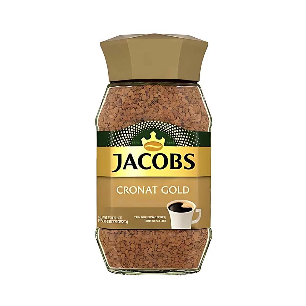 JACOBS COFFEE INSTANT CRONAT GOLD 200 GR, PACK OF 6