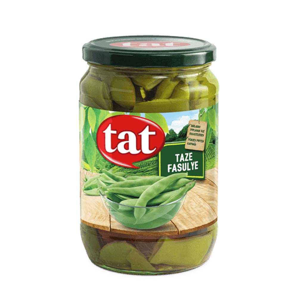 TAT GREEN BEANS (TAZE FASULYE) 670 GR, PACK OF 12
