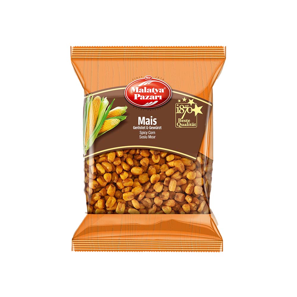 MALATYA PAZARI ROASTED SAUCED CORN (MISIR SOSLU) 200 GR 11 PCS