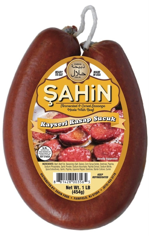 SAHIN KAYSERI SOUJOUK (SUCUK) 1 LB 12 PCS