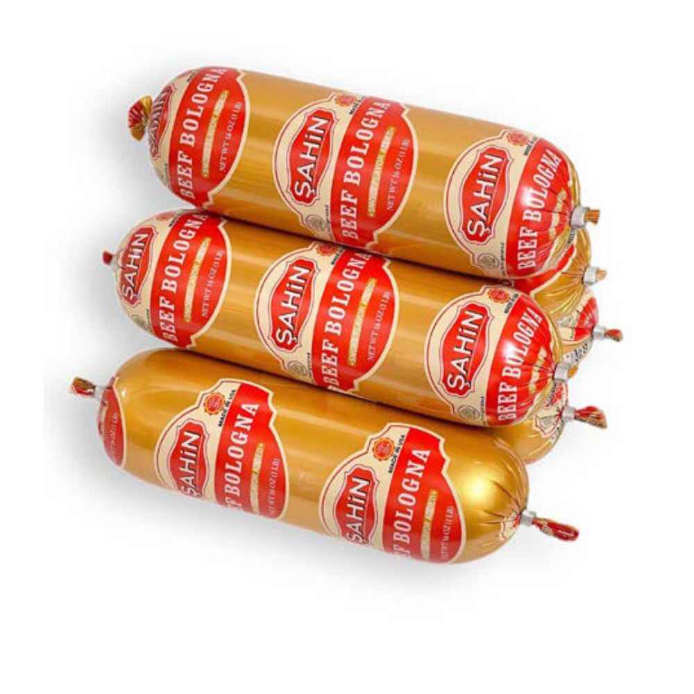 SAHIN BEEF BOLOGNA 1 LB 16 PCS