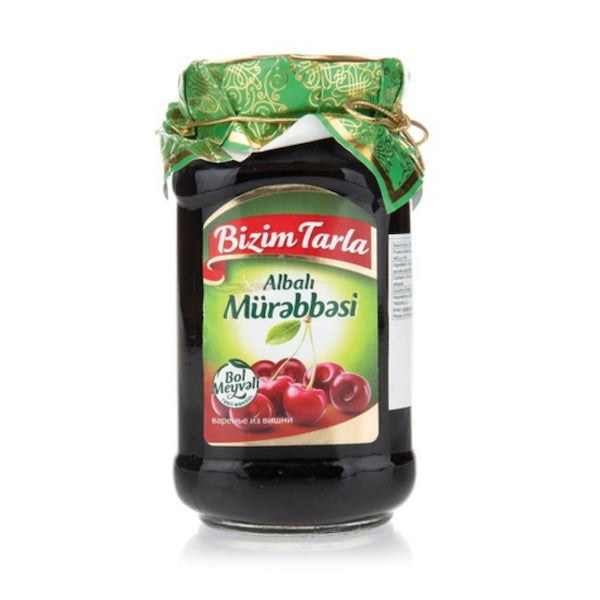 BIZIM TARLA CHERRY PRESERVE 400 GR 12 PCS