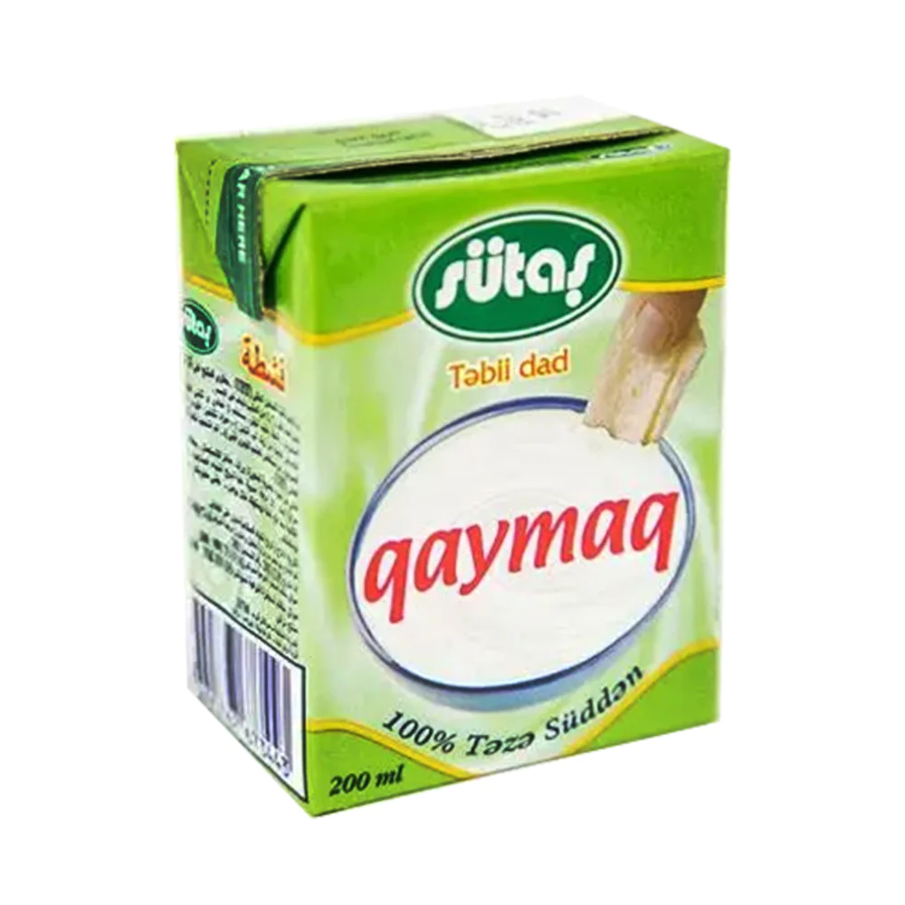 SUTAS BREAKFAST QAYMAK 200ML, PACK OF 27