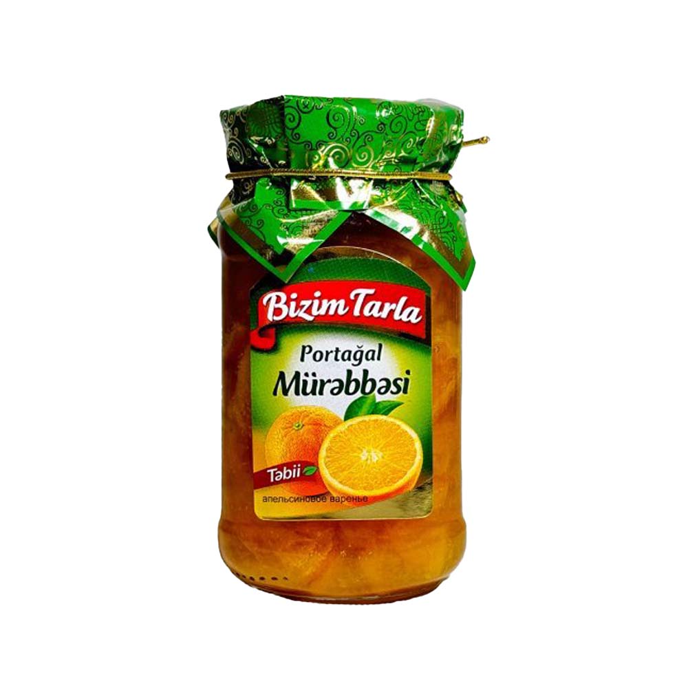 BIZIM TARLA ORANGE (PORTAKAL) PRESERVE 400 GR 12 PCS