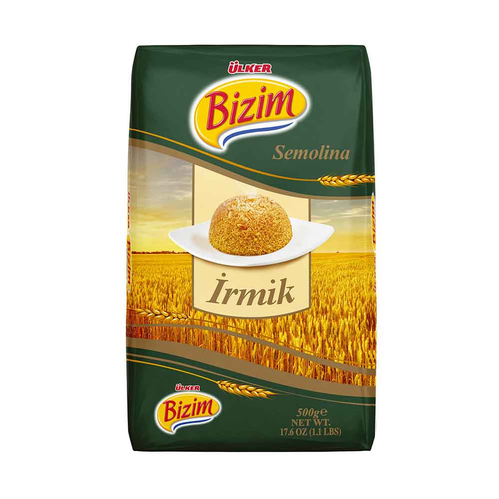 ULKER BIZIM SEMOLINA 500 GR 20 PCS