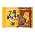 TORKU KEYFIM CHOCOLATE COATED BISCUIT (RUSEYMLI CIKOLATA) 3PCS, 84 GR, PACK OF 8