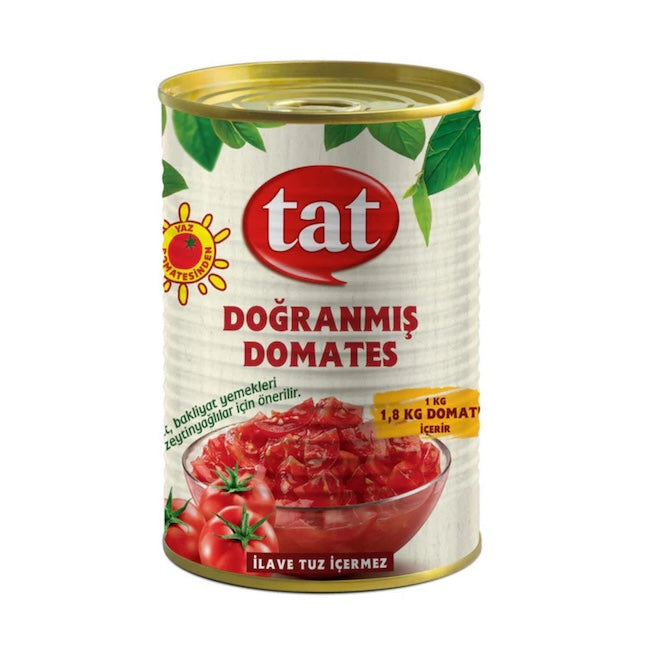 TAT DICED TOMATO (DOGRANMIS DOMATES) CAN 4 KG, PACK OF 6
