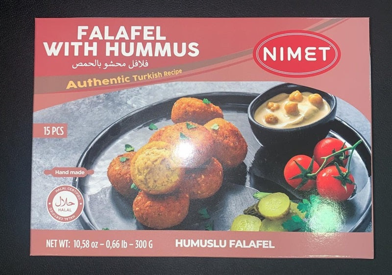 NIMET FALAFEL FILLING HUMUS/ FALAFEL HUMUS DOLGULU 300 GR 20 PCS
