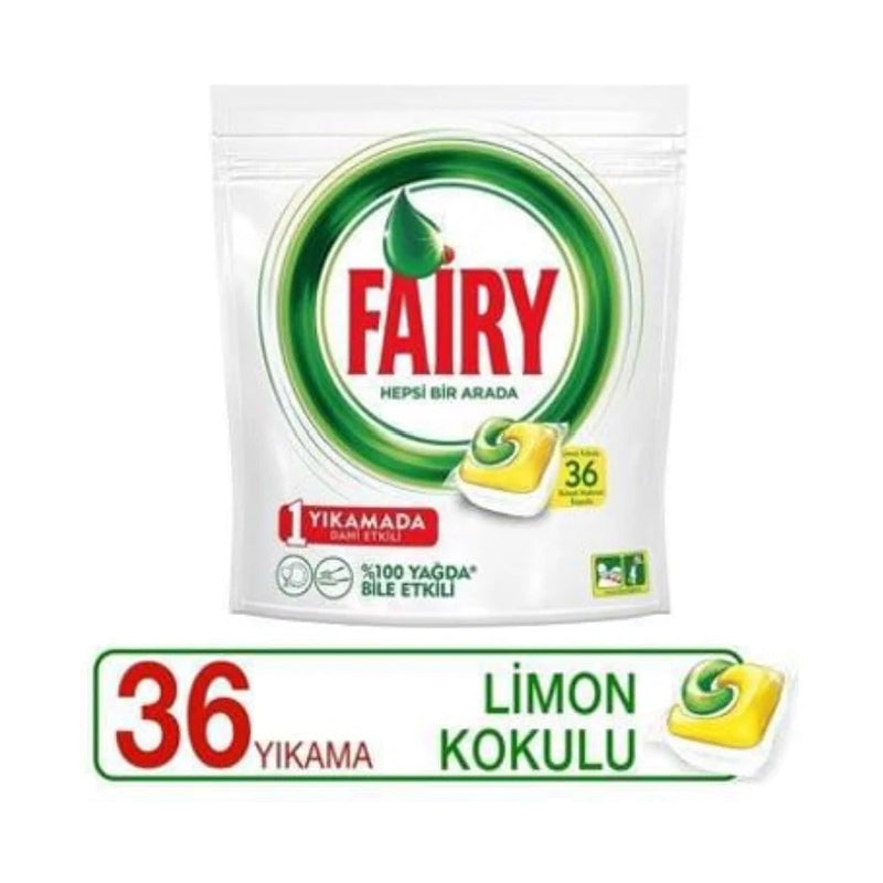 FAIRY ALL IN 1 DISHWASHER TABLETS 36 CAPSULES 5 PCS