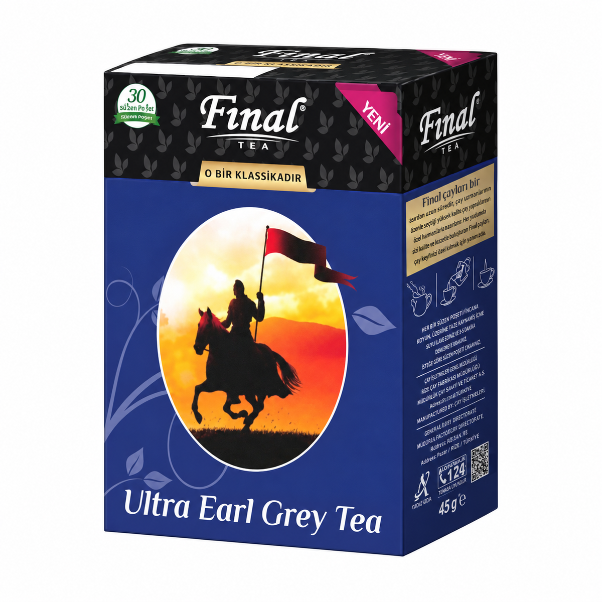 FINAL NEW ULTRA EARL GREY TEA 450 GR, PACK OF 15