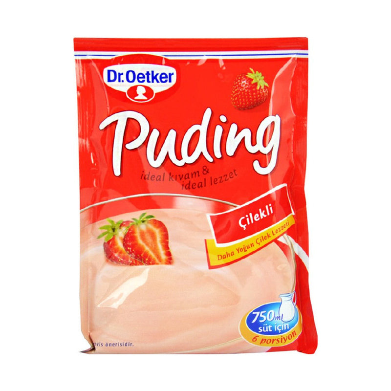 DR OETKER STRAWBERRY PUDDING (CILEKLI) 125 GR 24 PCS
