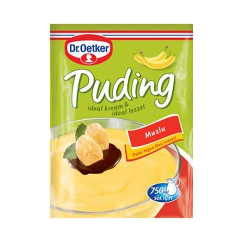 DR OETKER PUDDING BANANA (MUZLU) 120 GR 24 PCS