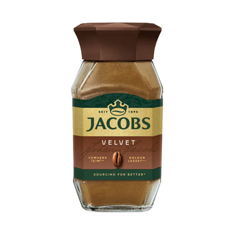JACOBS COFFEE INSTANT VELVET 95 GR, PACK OF 12
