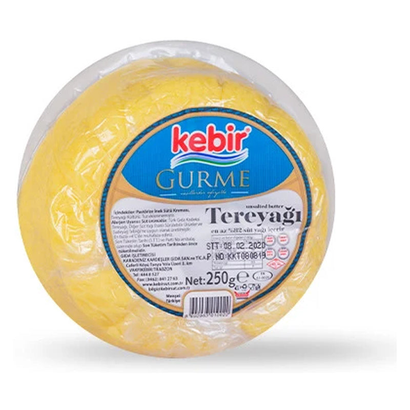 KEBIR BUTTER UNSALTED (GURME TEREYAGI TUZSUZ) 250 GR, PACK OF 24
