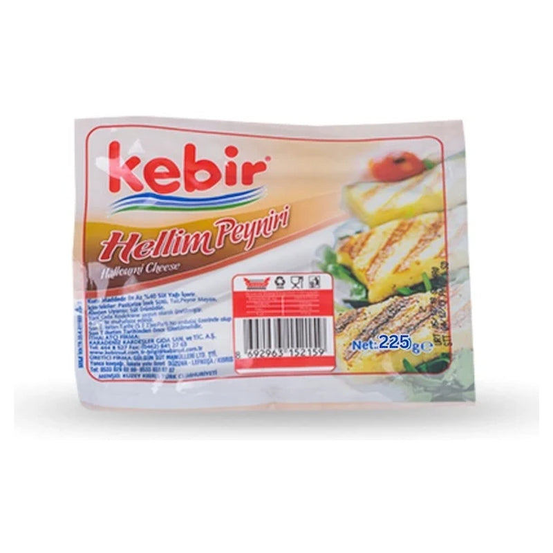 KEBIR HALLOUMI (HELLIM) CHEESE 225 GR, PACK OF 12