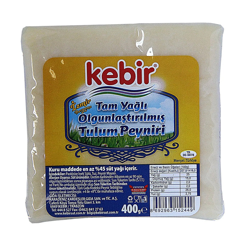 KEBIR IZMIR TULUM PEYNIR 400 GR, PACK OF 16