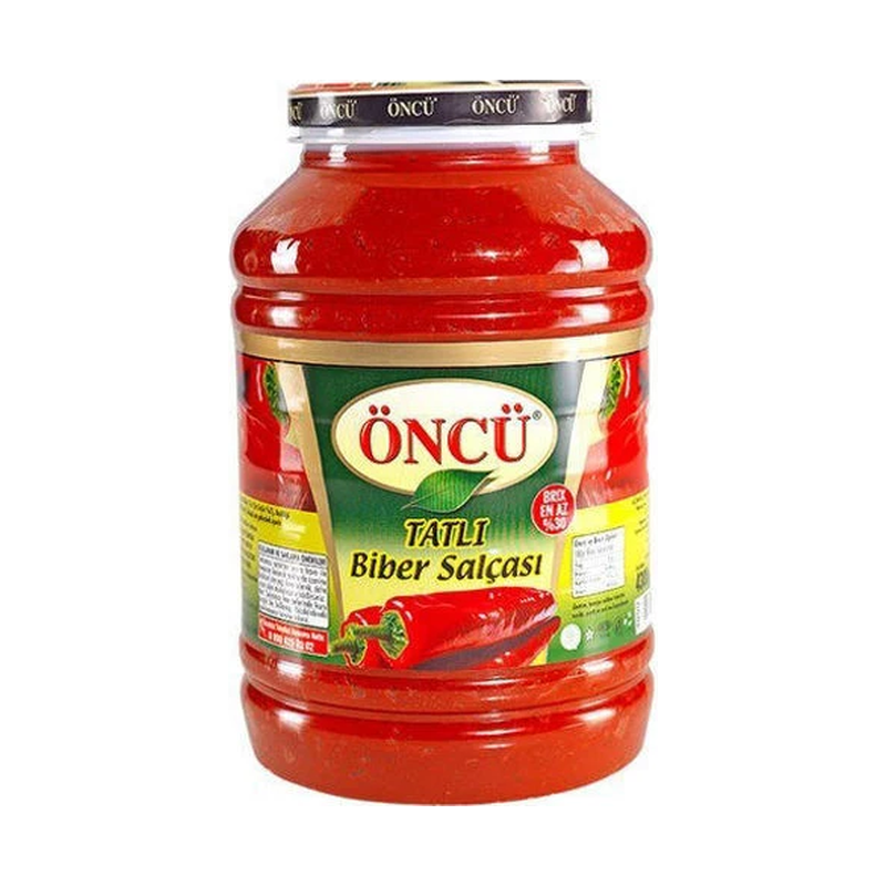 ONCU MILD PEPPER PASTE (TATLI BIBER SALCASI) 4300 GR 4 PCS