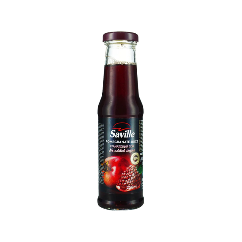SAVILLE POMEGRANATE JUICE 250 ML 24 PCS