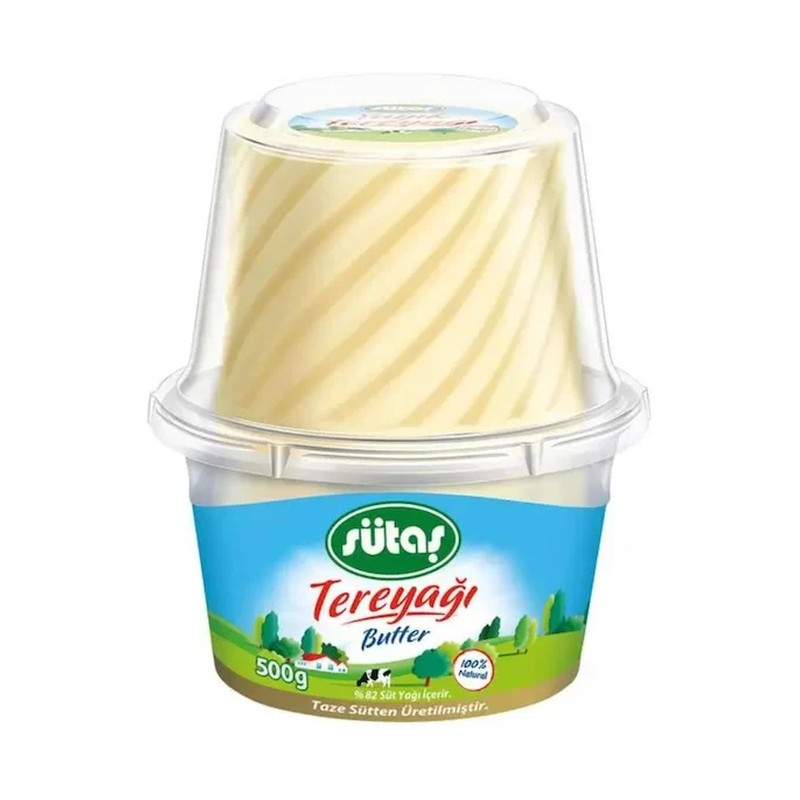 SUTAS BUTTER TRADITIONAL 500GR, PACK OF 8