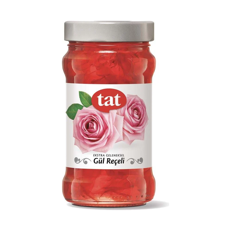 TAT EXTRA TRADITIONAL ROSE JAM (GELENEKSEL GUL RECELI) 380GR 12 PCS
