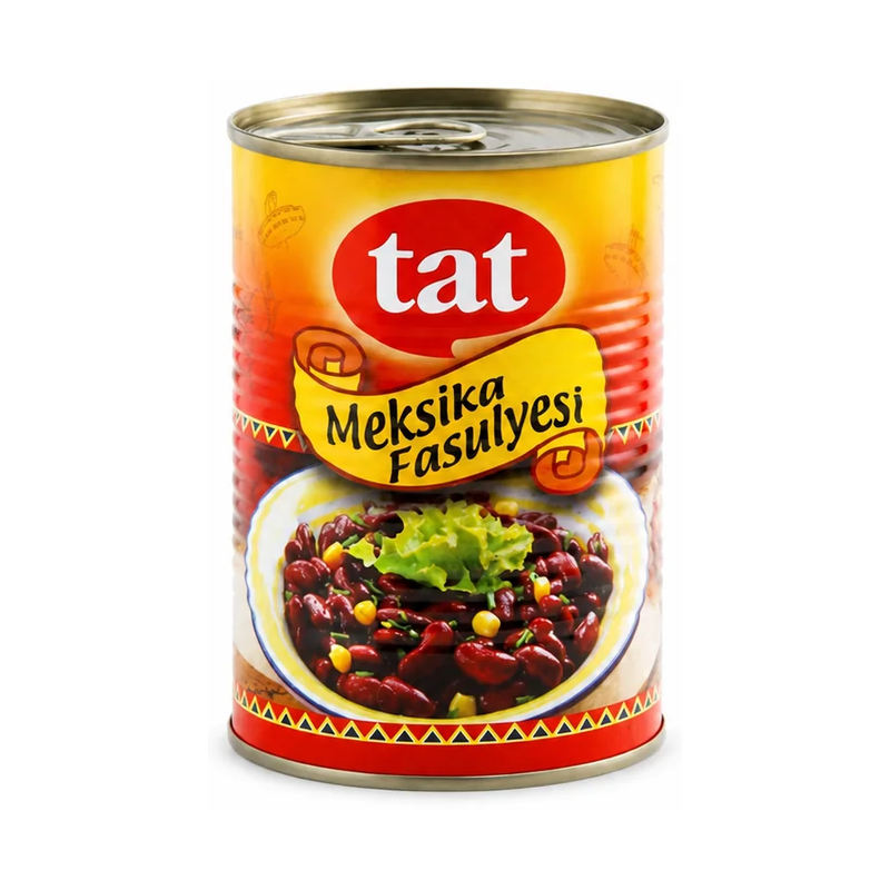 TAT MEXICAN BEANS CAN 800GR, PACK OF 12