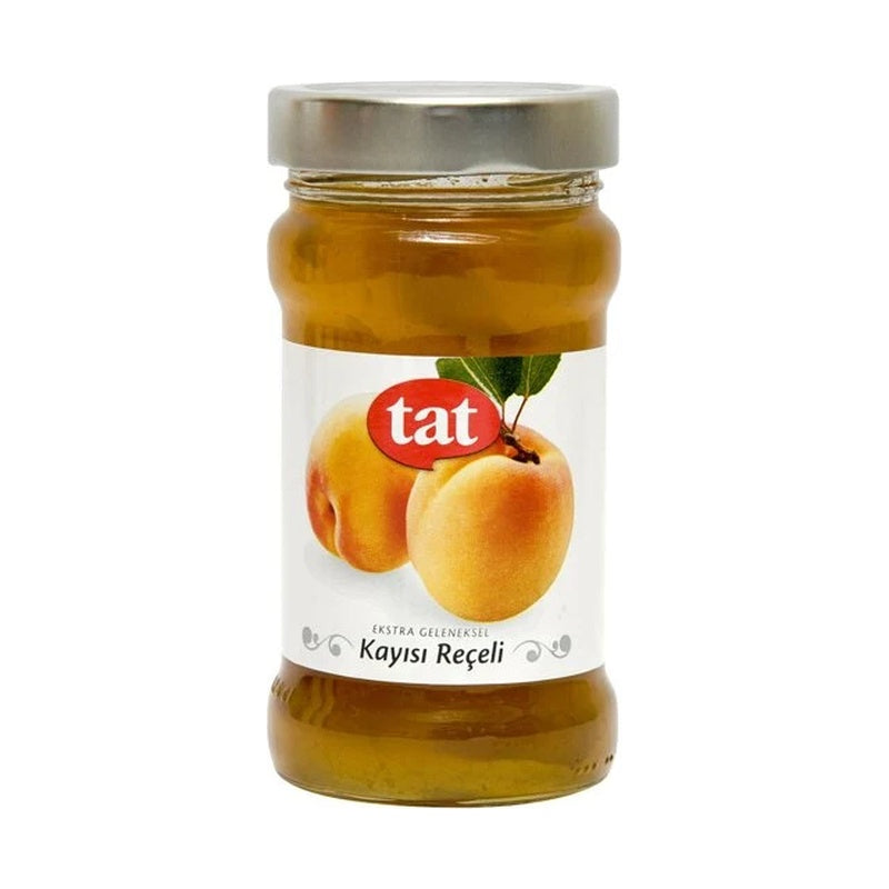 TAT EXTRA TRADITIONAL APRICOT (GELENEKSEL KAYISI RECELI) GLASS 380GR 12 PCS